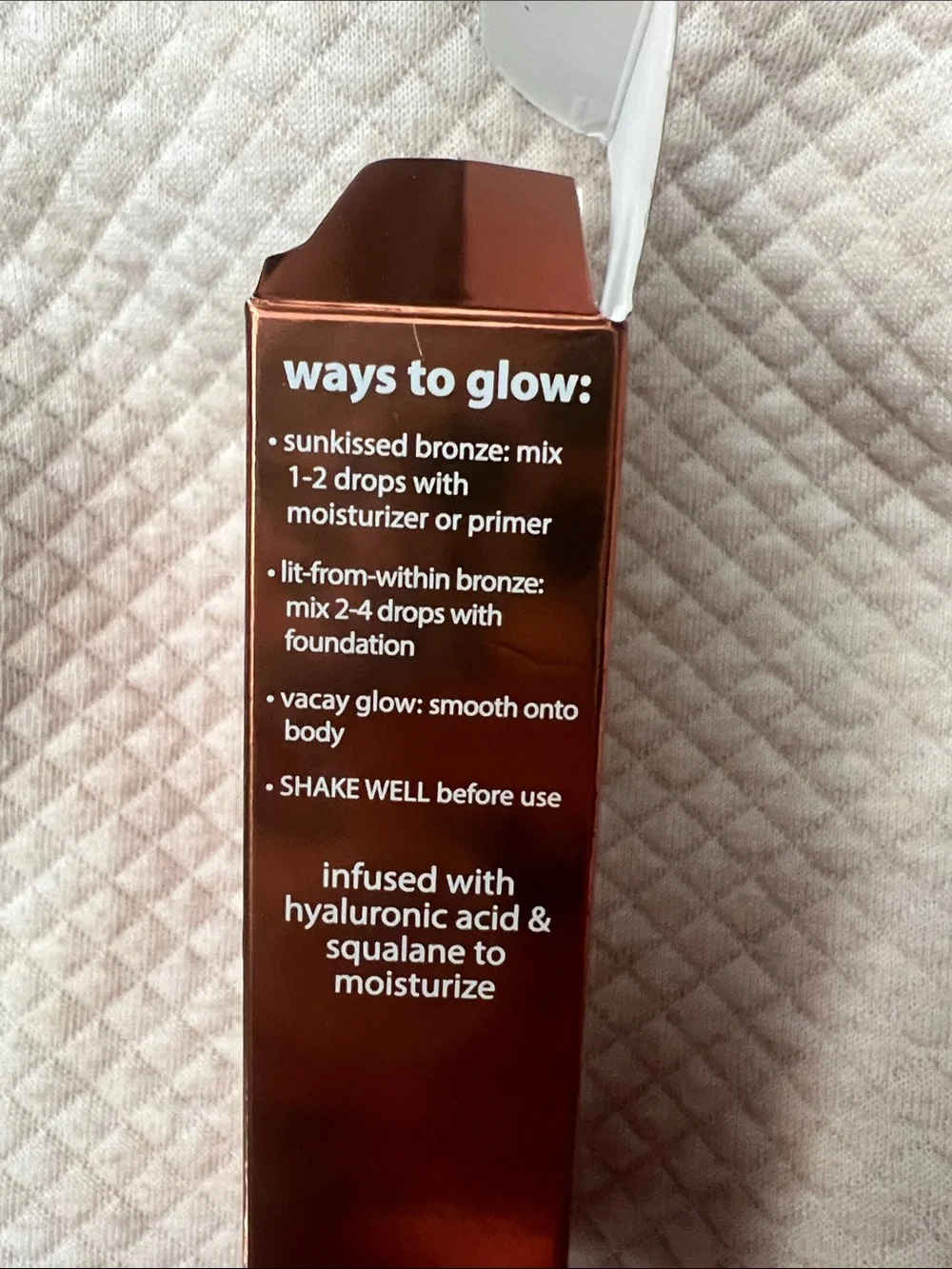 tarte liquid bronzing